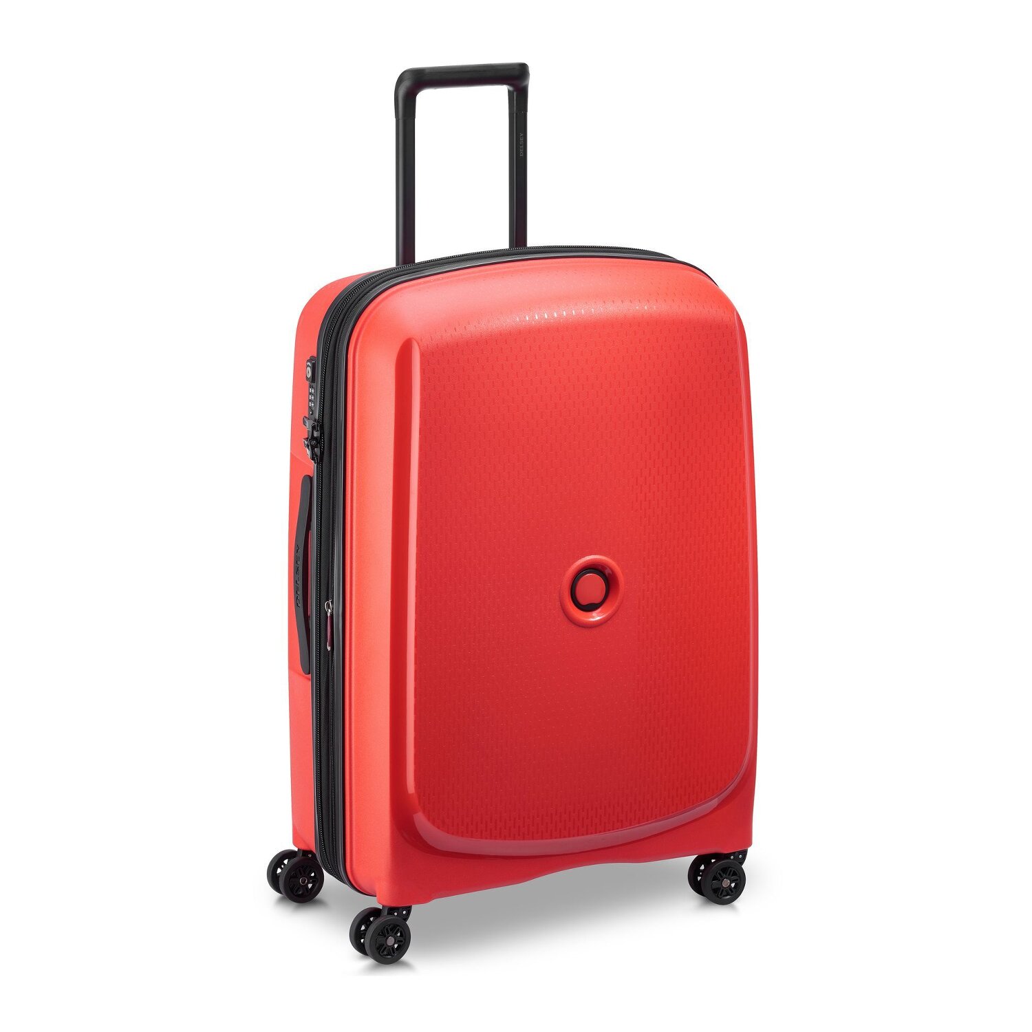 Delsey Paris Belmont Plus 4 Rollen Kofferset 3 teilig mit Dehnfalte blasses rot bei welovebags