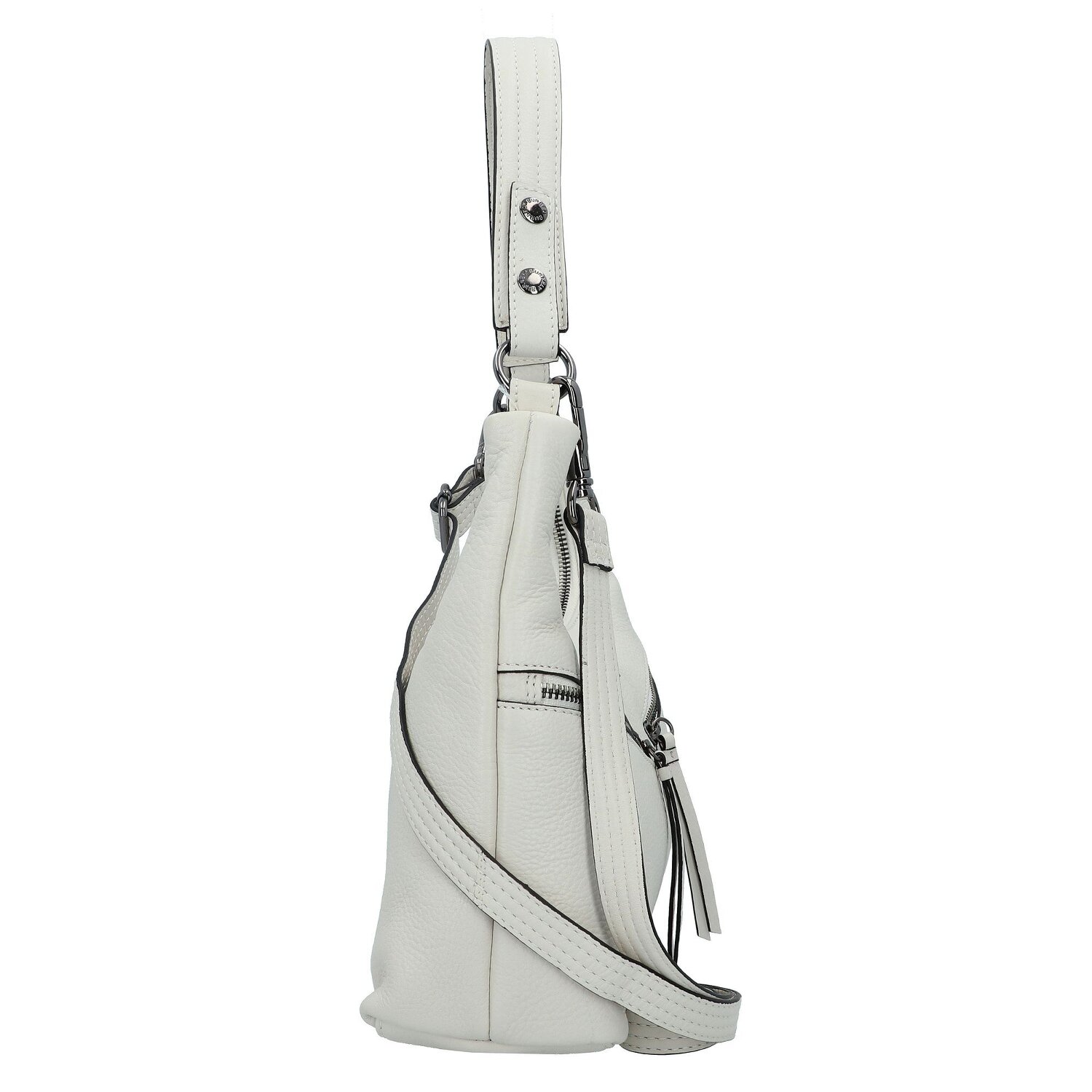 Burkely Rock Ruby Schultertasche Leder 32 cm wheely white | bei 気まぐれ低価格セット 紫×ピンク ♡ 19本
