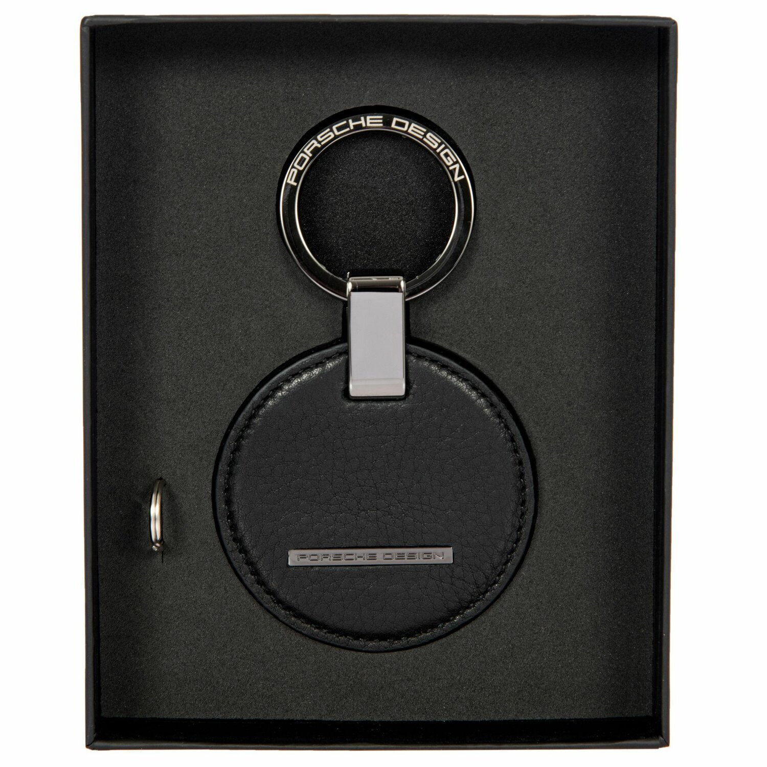 Porsche Design Schlüsselanhänger Leder 9 cm black