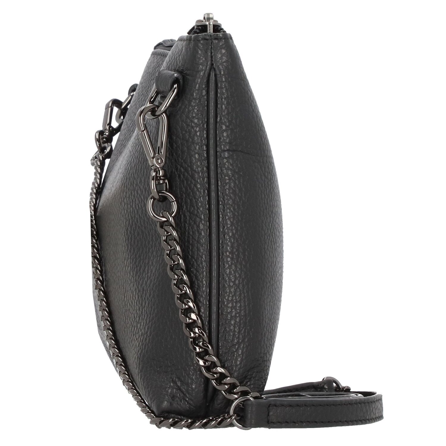 Mandarina Duck Mellow Umhängetasche Leder 28 cm nero | bei 
