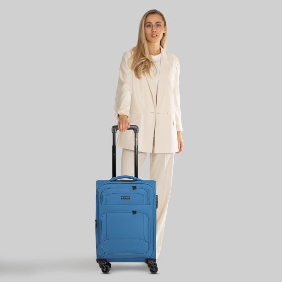 Smartbox Edition 04 4 Rollen Kabinentrolley 56 cm mit Dehnfalte