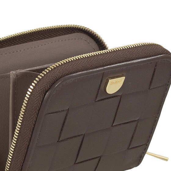 DuDu Woven Geldbörse Leder 10 cm