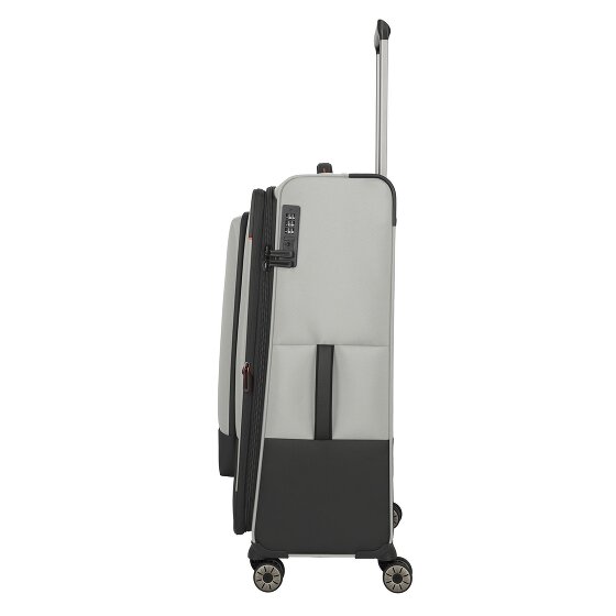 Travelite Crosslite 4 Rollen Trolley L 77 cm mit Dehnfalte