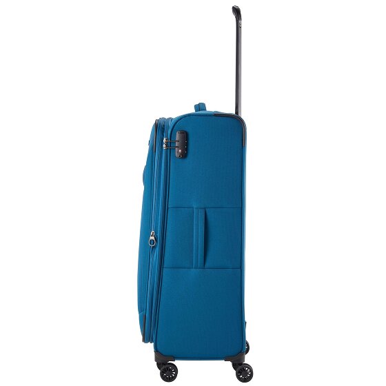 Travelite Chios 4 Rollen Trolley L 78 cm mit Dehnfalte
