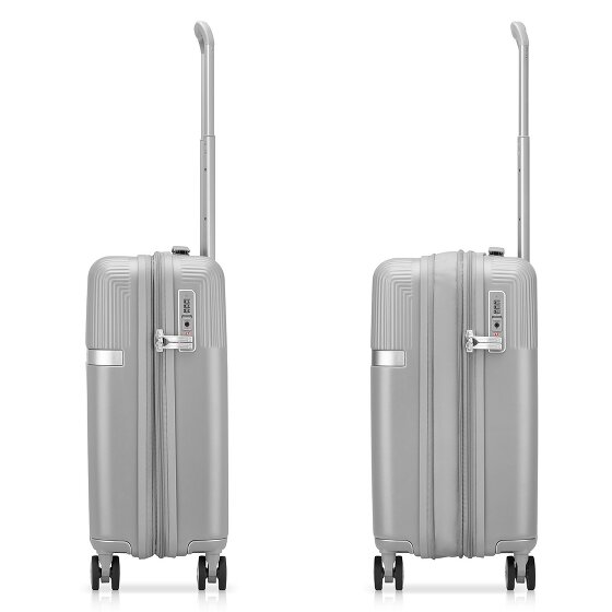 Roncato Airglam 4 Rollen Kabinentrolley S 55 cm mit Dehnfalte
