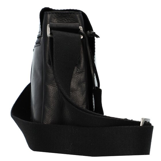 Greenburry Pure Black Umhängetasche Leder 20 cm