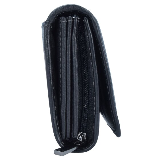 Greenland Nature Black Nappa Geldbörse RFID Leder 16 cm