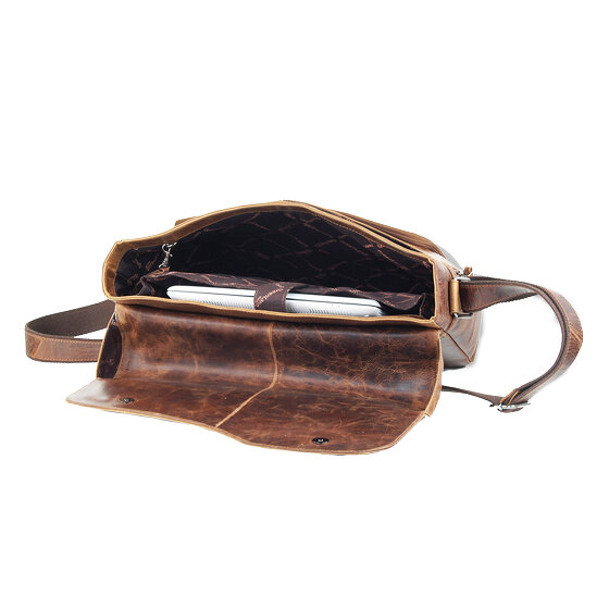Greenland Nature Montana Messenger Leder 40 cm Laptopfach
