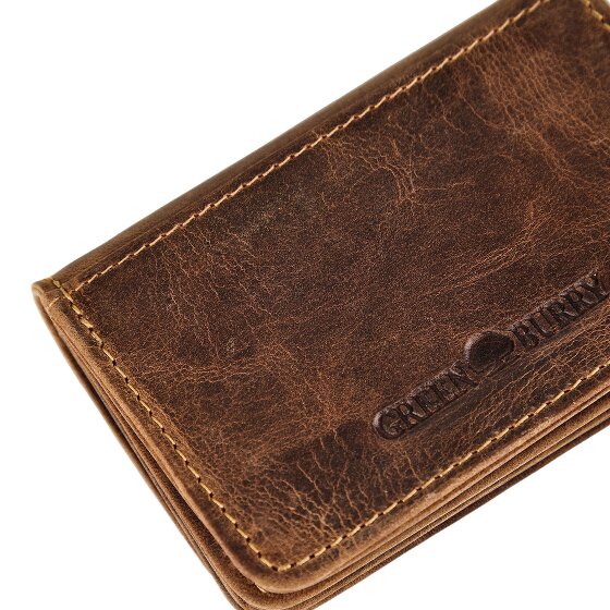 Greenburry Vintage Geldbörse RFID Schutz Leder 10 cm