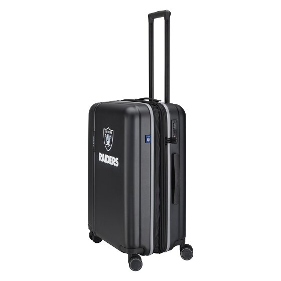 Travelite travelite x NFL 4 Rollen Trolley M 67 cm mit Dehnfalte