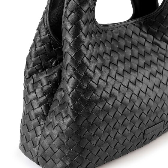 LES VISIONNAIRES Paz Weave Silky Schultertasche Leder 42 cm