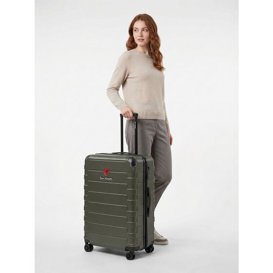 Tonino Lamborghini Milano 4 Rollen Trolley L 72 cm mit Dehnfalte