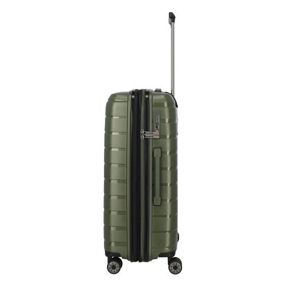 Travelite Air Base 4 Rollen Trolley 67 cm mit Dehnfalte