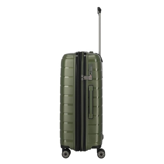 Travelite Air Base 4 Rollen Trolley M 67 cm mit Dehnfalte