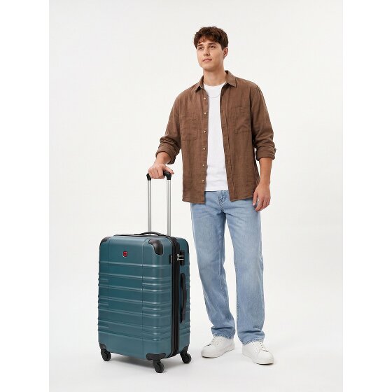 Wenger Amplar Evo 4 Rollen Trolley M 65 cm mit Dehnfalte