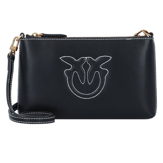 PINKO Flat Horizontal Umhängetasche Leder 20 cm