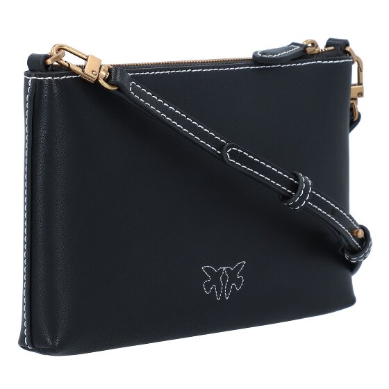PINKO Flat Horizontal Umhängetasche Leder 20 cm