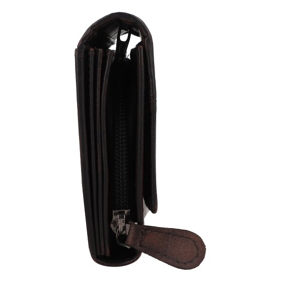 Greenburry Destressed Geldbörse RFID Schutz Leder 18.5 cm