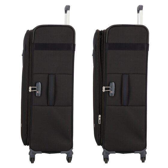 Samsonite Citybeat 4 Rollen Trolley 78 cm mit Dehnfalte