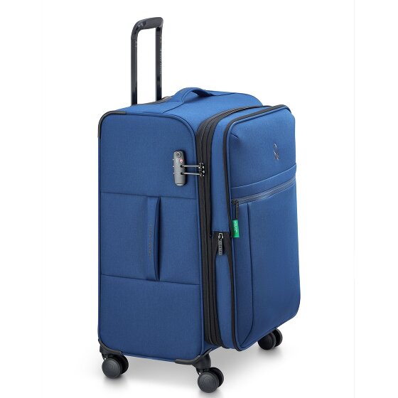 Delsey Paris x United Colors of Benetton BE 4-Rollen Trolley 65 cm mit Dehnfalte Delsey Paris x United Colors of Benetton BE 4-Rollen Trolley 65 cm mit Dehnfalte