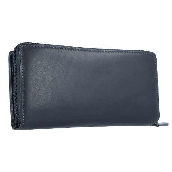 Greenland Nature Black Nappa Geldbörse RFID Leder 20 cm