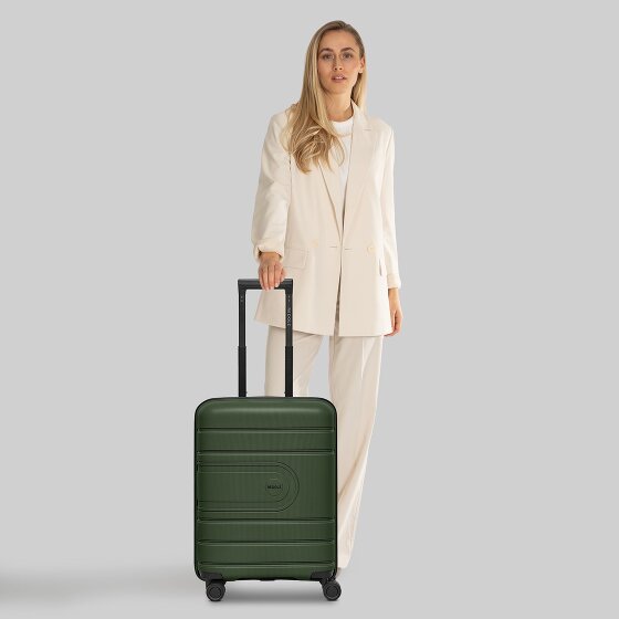 Redolz Essentials 11 4 Rollen Kabinentrolley 55 cm mit Dehnfalte