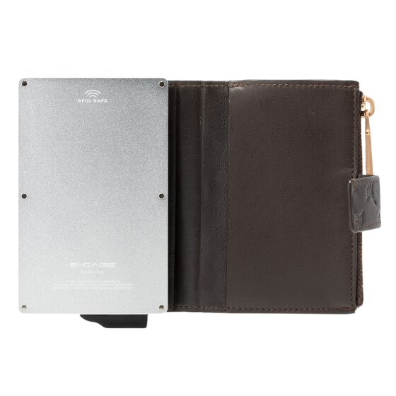 Joop! Leggero Stampa leggero stampa Kreditkartenetui RFID Schutz Leder 7 cm Joop! Leggero Stampa leggero stampa Kreditkartenetui RFID Schutz Leder 7 cm