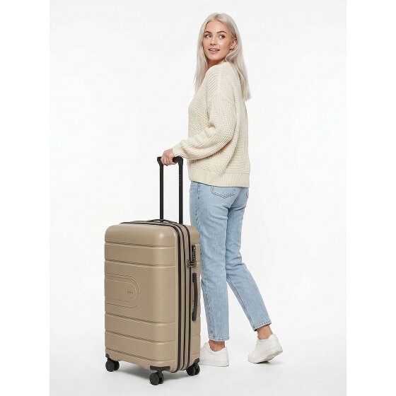 Redolz Essentials 11 4 Rollen Trolley 66 cm mit Dehnfalte