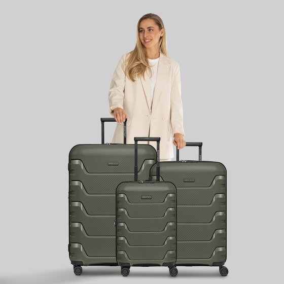 Smartbox Edition 01 4 Rollen Kofferset 3-teilig mit Dehnfalte
