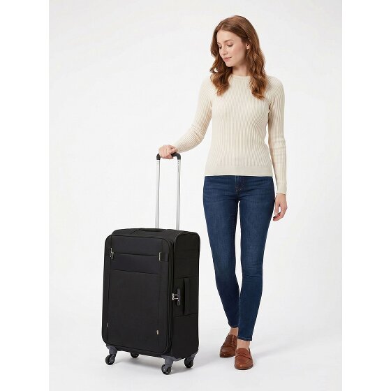 Samsonite Citybeat 4 Rollen Trolley 66 cm mit Dehnfalte