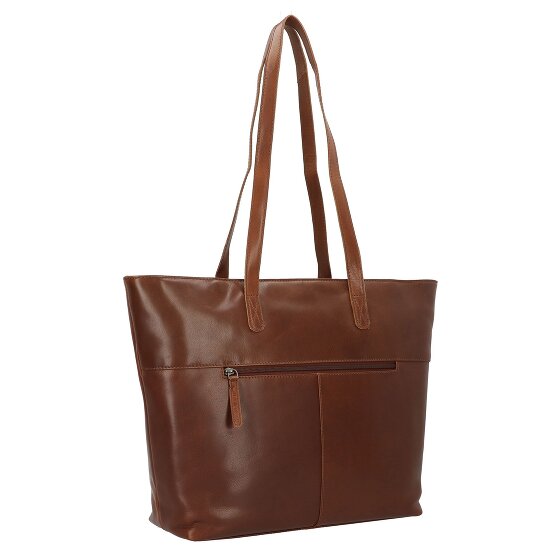 Greenburry Vintage Shopper Tasche XXL Leder 47 cm Laptopfach