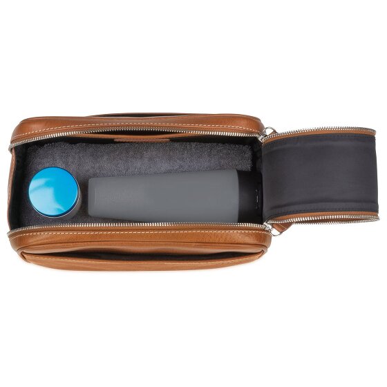 Leonhard Heyden Bergamo Kulturbeutel Leder 27 cm