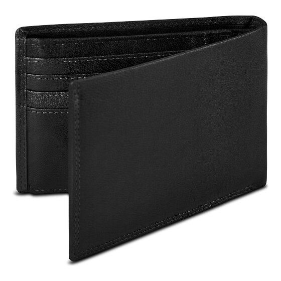 bugatti Valencia Geldbörse RFID Schutz Leder 12 cm