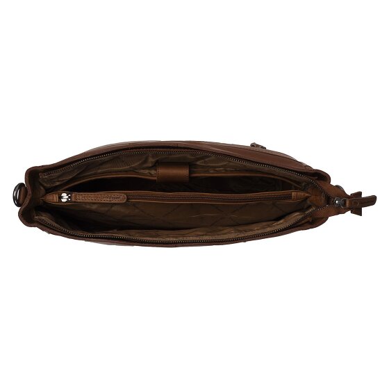 The Chesterfield Brand Wax Pull Up Schultertasche Leder 34 cm Laptopfach