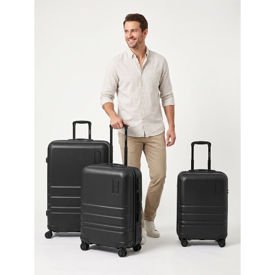 Redolz Pro ABS 4 Rollen Kofferset 3-teilig mit Dehnfalte