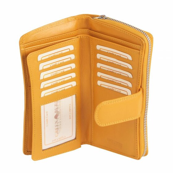 Greenburry Spongy Geldbörse Leder 9,5 cm