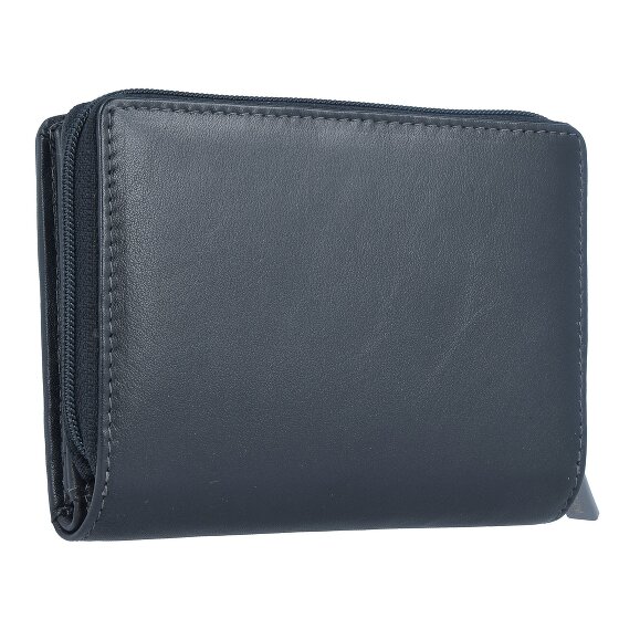 Greenland Nature Black Nappa Geldbörse RFID Leder 9,5 cm