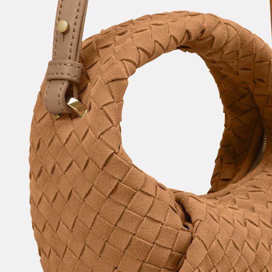 LES VISIONNAIRES Greta mini weave Handtasche Leder 20 cm