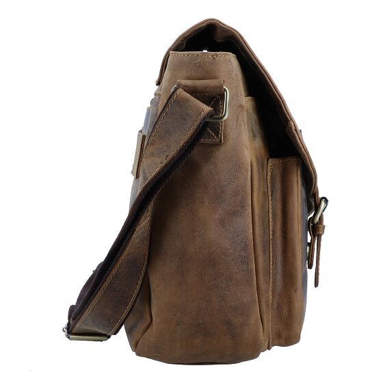 Greenburry Vintage Messenger Leder 40 cm Laptopfach