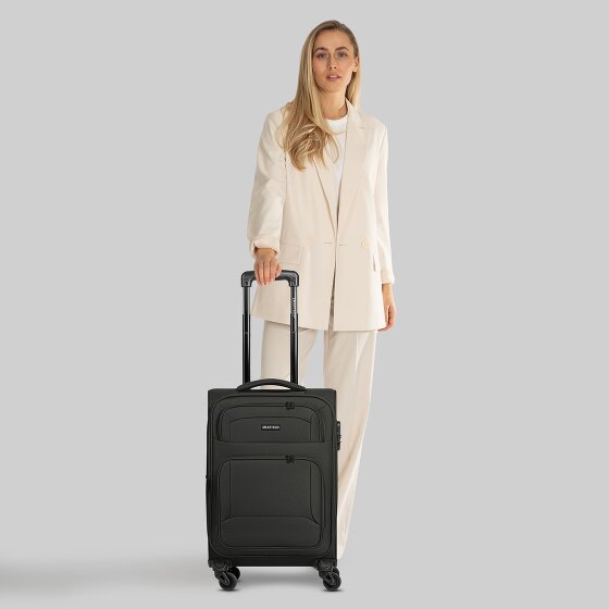 Smartbox Edition 04 4 Rollen Kabinentrolley 56 cm mit Dehnfalte