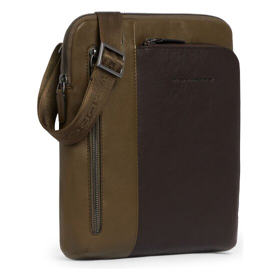 Piquadro Black Square Umhängetasche Leder 23 cm