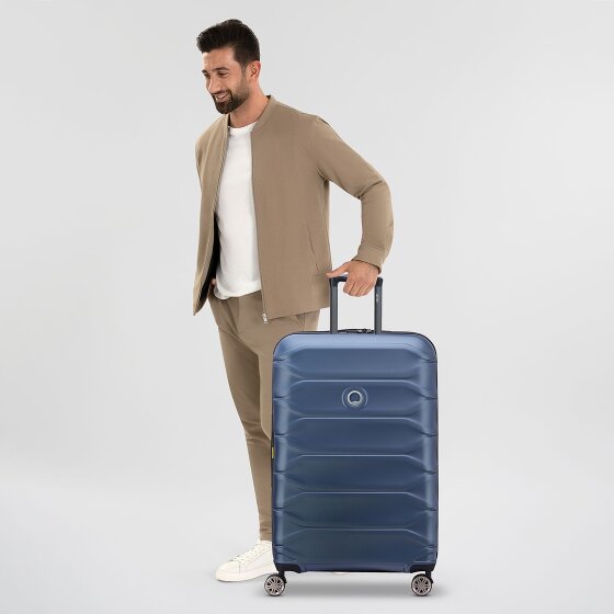 Delsey Paris Meteor 4 Rollen Trolley L 78 cm mit Dehnfalte