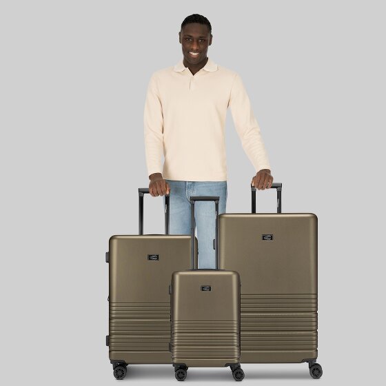 camel active Hanoi 4 Rollen Kofferset 3-teilig mit Dehnfalte