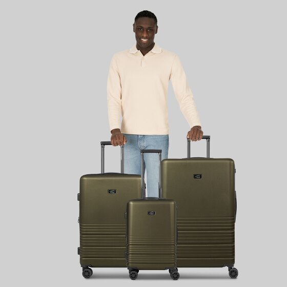 camel active Hanoi 4 Rollen Kofferset 3-teilig mit Dehnfalte