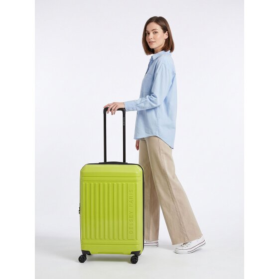 Delsey Paris Lutece Se 4 Rollen Trolley 68 cm mit Dehnfalte