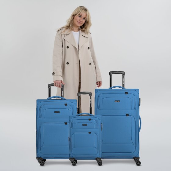 Smartbox Edition 04 4 Rollen Kofferset 3-teilig mit Dehnfalte