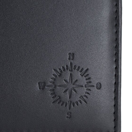 oxmox Leather Geldbörse RFID Schutz Leder 12 cm