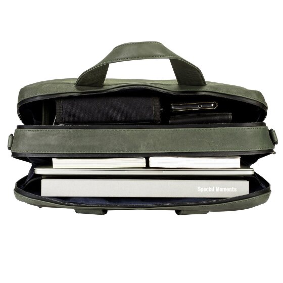 Leonhard Heyden Den Haag Aktentasche Leder 40 cm Laptopfach