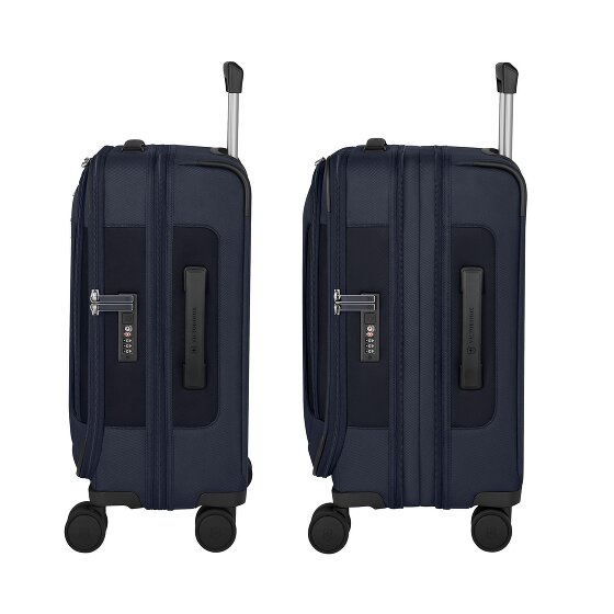 Victorinox Werks Traveler 7.0 4 Rollen Kabinentrolley 55 cm Laptopfach mit Dehnfalte