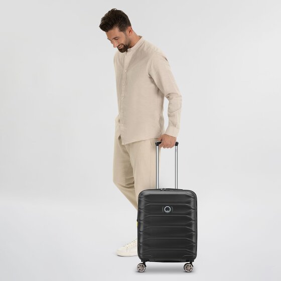 Delsey Paris Meteor 4 Rollen Kabinentrolley 55 cm mit Dehnfalte